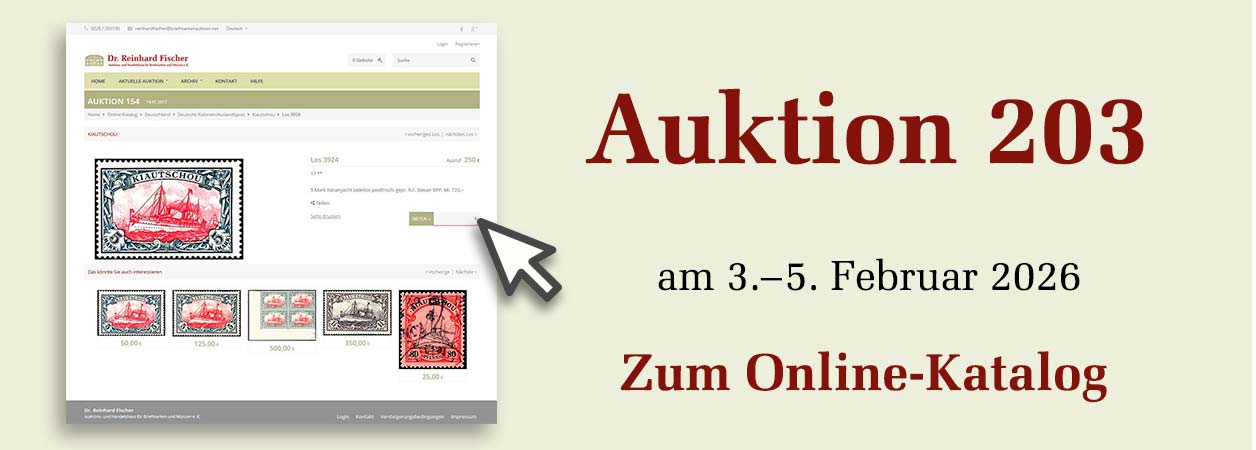 Lose der Auktion am 3.-5. Februar 2026